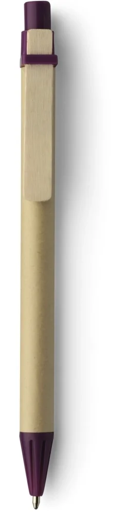 Długopis z kartonu / Fioletowy V1194-13