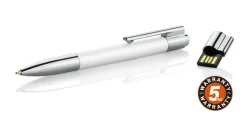 Długopis z pamięcią USB BRAINY 16 GB / Biały 44300-01