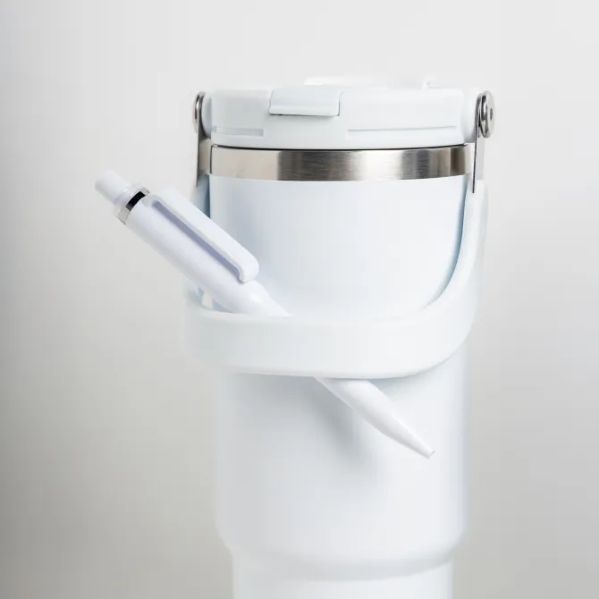 Długopis z recyklingowanego ABS / Penley / Biały IP13152200