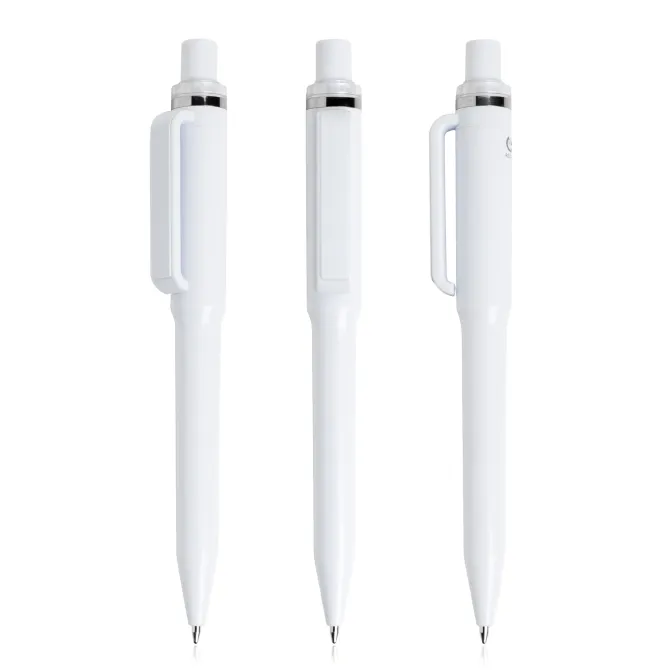 Długopis z recyklingowanego ABS / Penley / Biały IP13152200