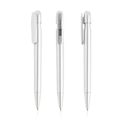 Długopis z recyklingowanego ABS / RAP / Srebrny IP13159190