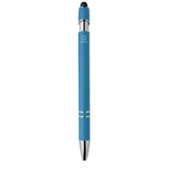 Długopis z rysikiem aluminium / Turkusowy MO2798-12