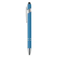 Długopis z rysikiem aluminium / Turkusowy MO2798-12