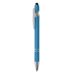 Długopis z rysikiem aluminium / Turkusowy MO2798-12