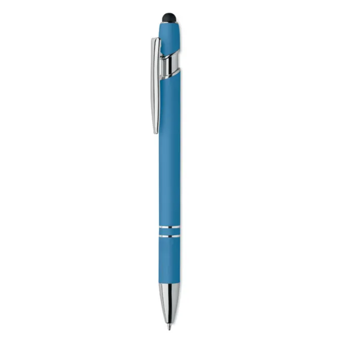 Długopis z rysikiem aluminium / Turkusowy MO2798-12