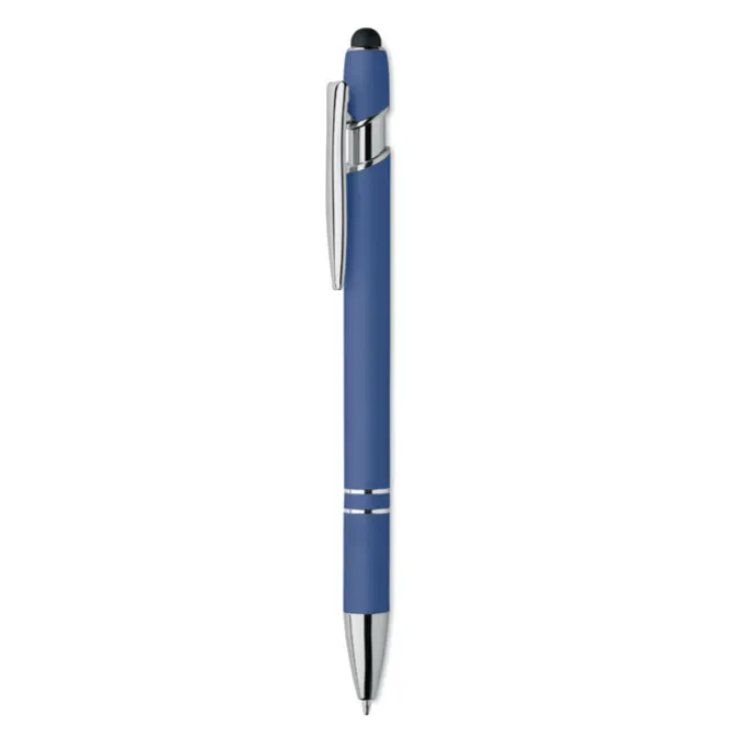 Długopis z rysikiem aluminium / Niebieski MO2798-37