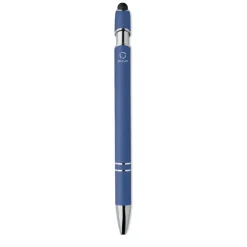Długopis z rysikiem aluminium / Niebieski MO2798-37