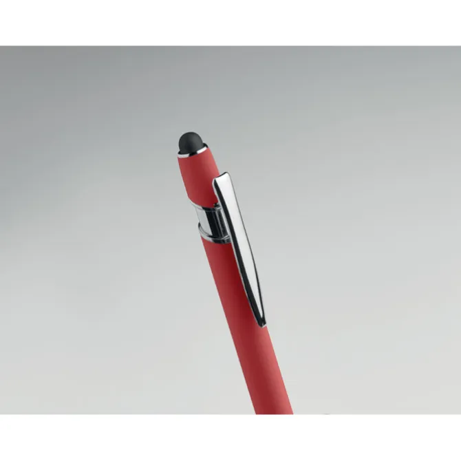 Długopis z rysikiem aluminium / Bialy MO2798-06