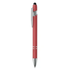 Długopis z rysikiem aluminium / Bialy MO2798-06