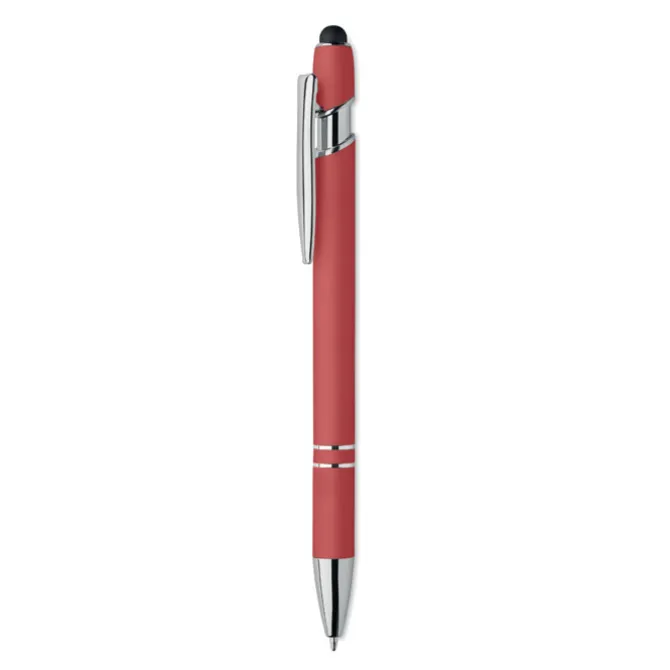 Długopis z rysikiem aluminium / Bialy MO2798-06