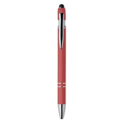Długopis z rysikiem aluminium / Bialy MO2798-06