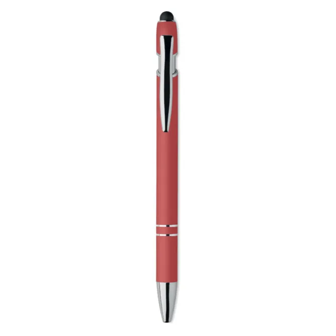 Długopis z rysikiem aluminium / Bialy MO2798-06