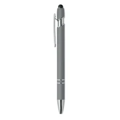 Długopis z rysikiem aluminium / Kamienny Szary MO2798-15