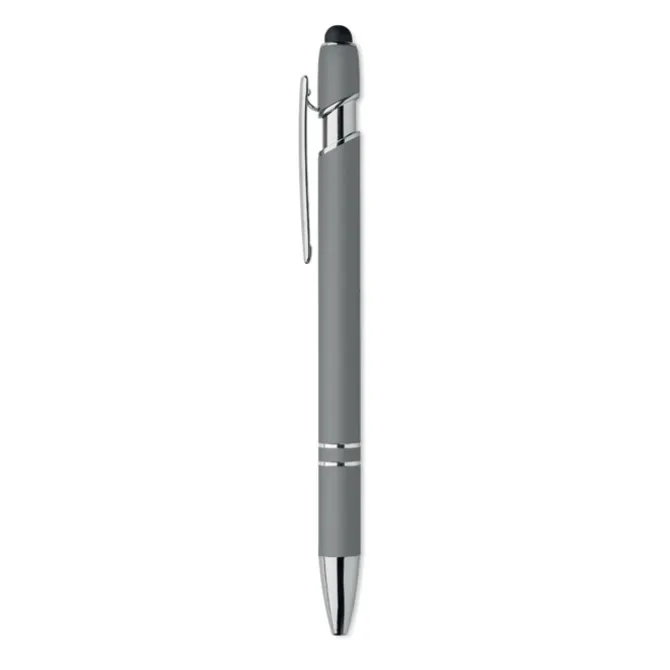 Długopis z rysikiem aluminium / Fioletowy MO2798-21