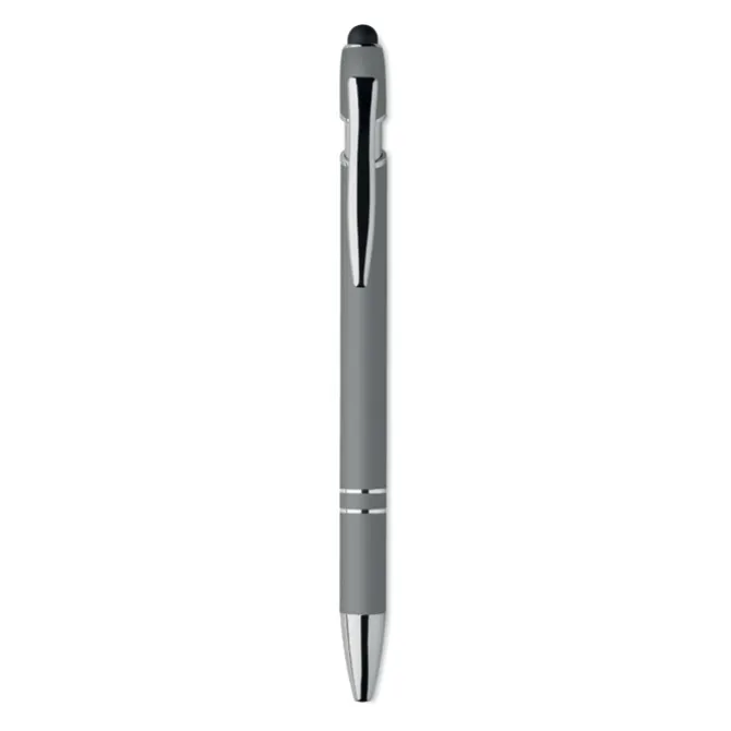 Długopis z rysikiem aluminium / Fioletowy MO2798-21