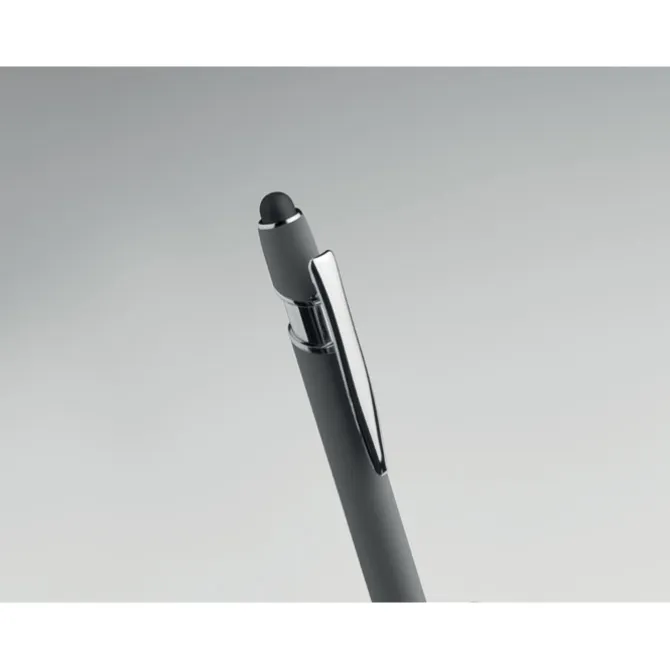Długopis z rysikiem aluminium / Fioletowy MO2798-21