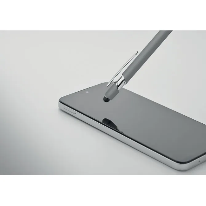 Długopis z rysikiem aluminium / Fioletowy MO2798-21
