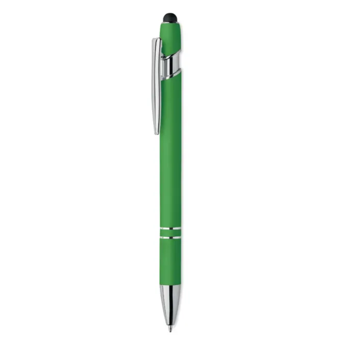 Długopis z rysikiem aluminium / Limonka MO2798-48