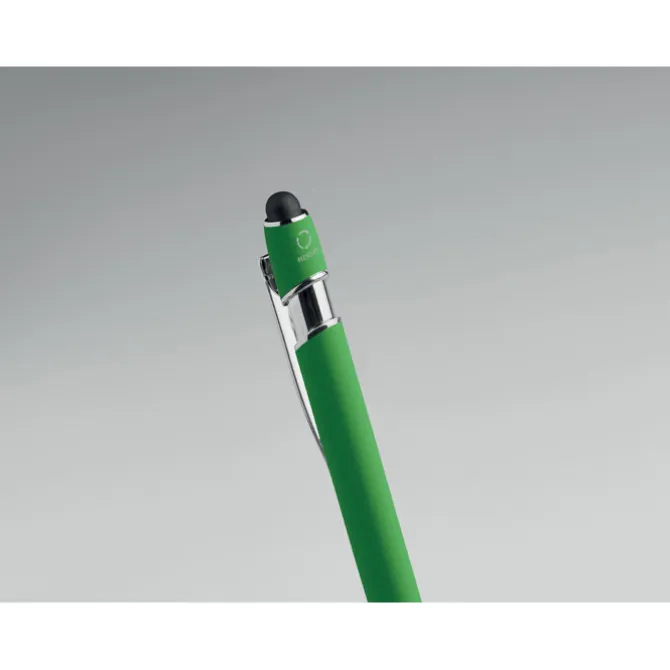 Długopis z rysikiem aluminium / Limonka MO2798-48