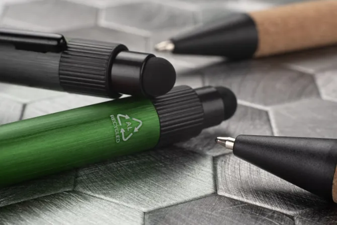 Długopis z touch pen BOSAY / Zielony 19699-05