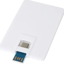 Duo Slim 32 GB dysk USB z portem typu C i USB-A 3.0 / Biały 12374901