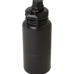 Dupeca izolowany bidon na wodę o pojemności 840 ml wykonany ze stali nierdzewnej z certyfikatem RCS / Czarny 10078790