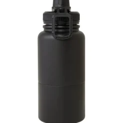 Dupeca izolowany bidon na wodę o pojemności 840 ml wykonany ze stali nierdzewnej z certyfikatem RCS / Czarny 10078790