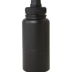 Dupeca izolowany bidon na wodę o pojemności 840 ml wykonany ze stali nierdzewnej z certyfikatem RCS / Czarny 10078790