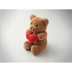 Duży miś z sercem 23cm / Czerwony MO2949-05