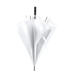 Duży wiatroodporny parasol automatyczny / Biały V0721-02