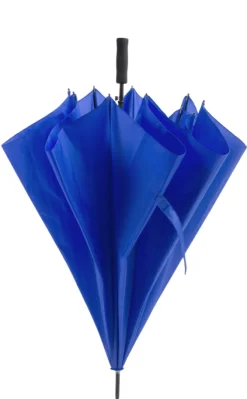 Duży wiatroodporny parasol automatyczny / Niebieski V0721-11