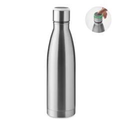 Dwuścienna butelka 500 ml / Srebrny mat MO6856-16