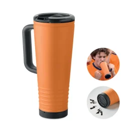 Dwuścienny kubek Howler 700 ml / Pomaranczowy MO2995-10