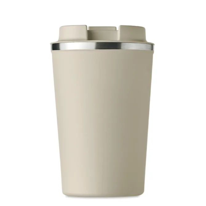 Dwuścienny kubek 350 ml / Beżowy MO6276-13
