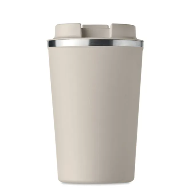 Dwuścienny kubek 350 ml / Beżowy MO6276-13