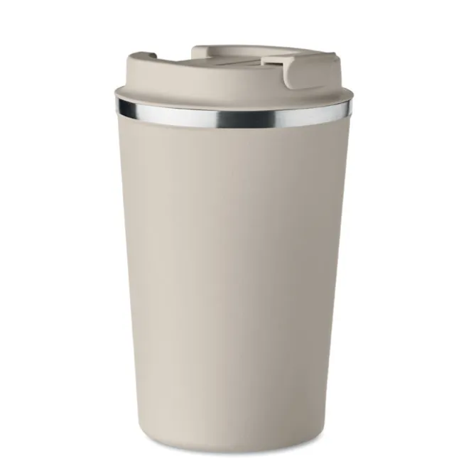Dwuścienny kubek 350 ml / Beżowy MO6276-13