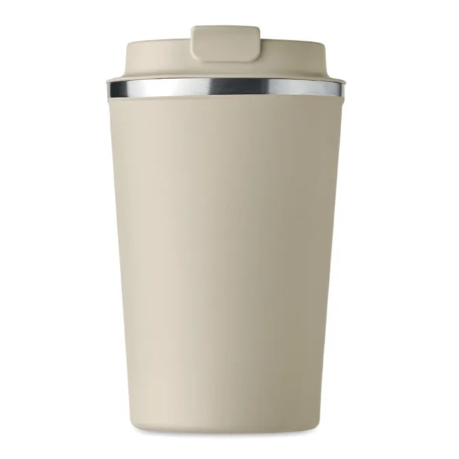 Dwuścienny kubek 350 ml / Beżowy MO6276-13