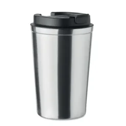 Dwuścienny kubek 350 ml / Srebrny mat MO6276-16