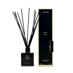 Dyfuzor Premium Reed 100ml Santal and Tonka CERERIA MOLLA / Czarny  B3CM-1328