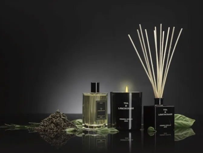 Dyfuzor Premium Reed100ml Tea and Lemongrass CERERIA MOLLA / Czarny B3CM-1314