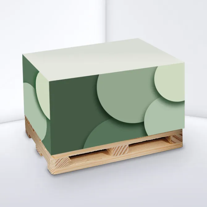 Eco bloczek na paletce / Wielokolorowy KKPQ ecooEBD/4S/1F/1M