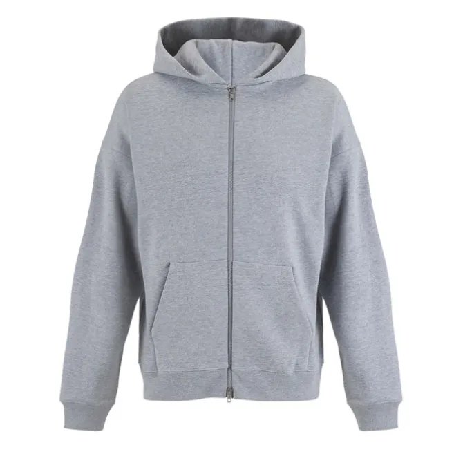 ELIOTT FULLZIP HOODIE / Szary Melanż 2 S04884-GY-XXL
