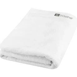 Ellie bawełniany ręcznik kąpielowy o gramaturze 550 g/m² i wymiarach 70 x 140 cm / Biały 11700601