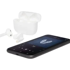 Essos 2.0 automatycznie parujące się bezprzewodowe słuchawki douszne z technologią True Wireless i futerałem / Biały 12429001