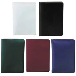 Etui na dokumenty z PCV, 2 przegródki / Holdex / Biały IP42016600