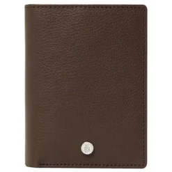 Etui na karty Button Brown / Brązowy FLF326Y