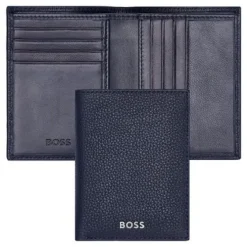 Etui na karty Classic Grained Camel / Granatowy HLE416N