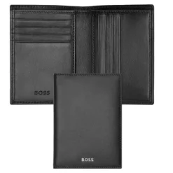 Etui na karty Classic Smooth Black / Czarny HLE403A