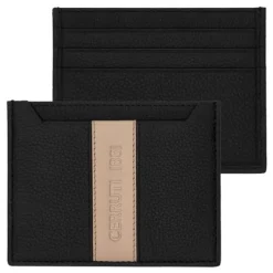 Etui na karty Delano Taupe & Black / Beżowy NLC406X
