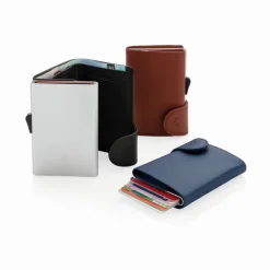 Etui na karty kredytowe i portfel C-Secure, ochrona RFID / Niebieski P850.515